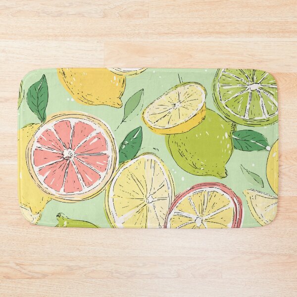 Item preview, Citrus Fruit Pattern — Lemon, Lime & Grapefruit Joy designed and sold by Moss and Moon Studio.