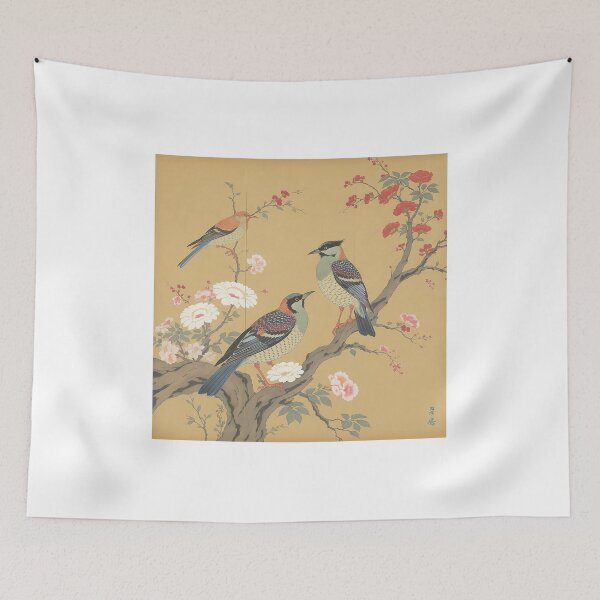 Item preview, Birds & Cherry Blossoms designed and sold by TaiSei.