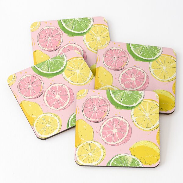 Item preview, Citrus Fruit Pattern — Lemon, Lime & Grapefruit Joy designed and sold by Moss and Moon Studio.