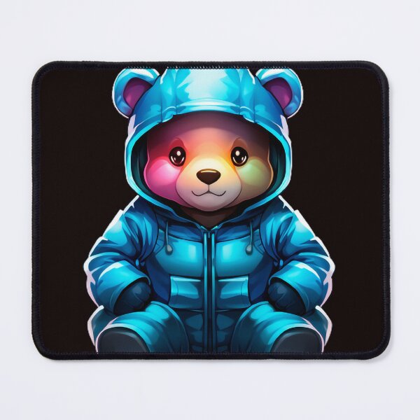 Item preview, Cute Teddy Bear in Blue Hoodie – Fluffy and Adorable designed and sold by YuriiHL.
