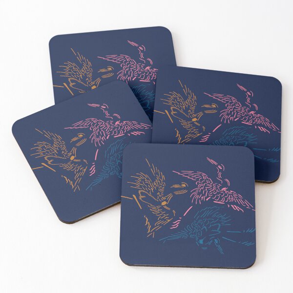 Item preview, Japanese Cranes - symbol for power, longevity and good luck! designed and sold by Japan Design Prints.