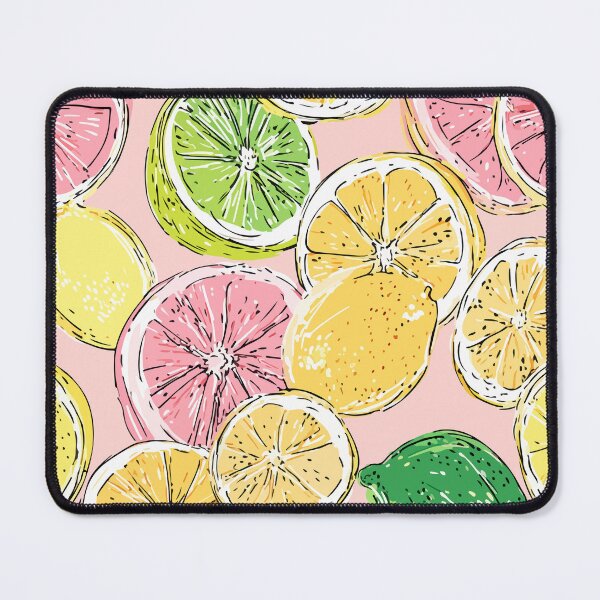 Item preview, Title: Citrus Fruit Pattern — Lemon, Lime & Grapefruit Joy designed and sold by Moss and Moon Studio.