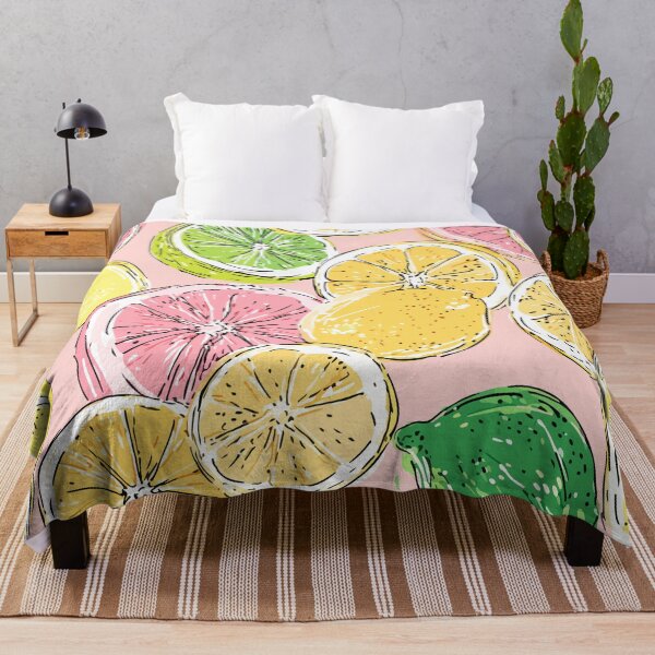 Item preview, Title: Citrus Fruit Pattern — Lemon, Lime & Grapefruit Joy designed and sold by Moss and Moon Studio.