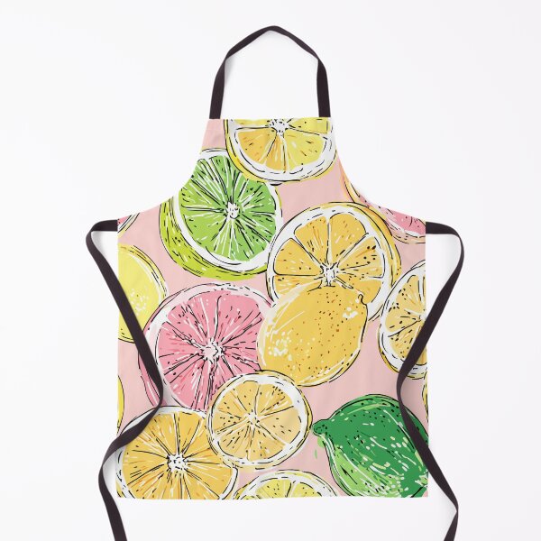Item preview, Title: Citrus Fruit Pattern — Lemon, Lime & Grapefruit Joy designed and sold by Moss and Moon Studio.