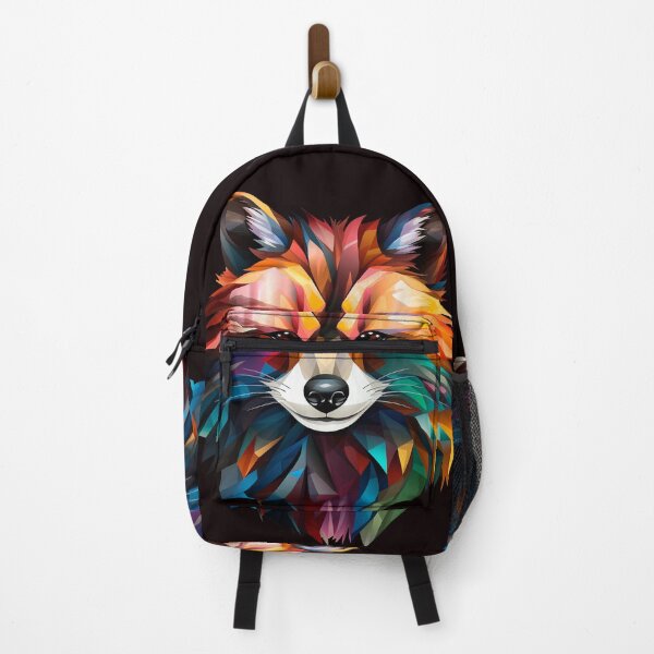 Item preview, Colorful Raccoon Mascot – Curious & Clever Forest Explorer designed and sold by YuriiHL.