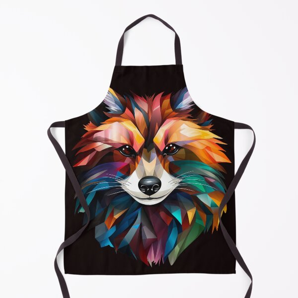 Item preview, Colorful Raccoon Mascot – Curious & Clever Forest Explorer designed and sold by YuriiHL.