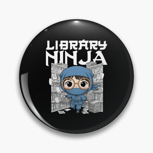 Item preview, LIBRARY NINJA - LIBRARIAN GIFT designed and sold by KEF Custom.