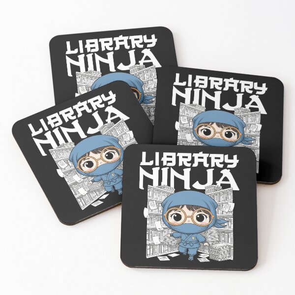 Item preview, LIBRARY NINJA - LIBRARIAN GIFT designed and sold by KEF Custom.