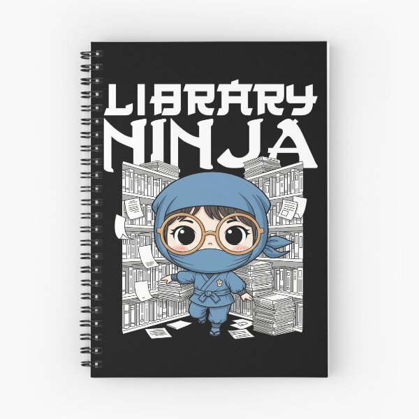 Item preview, LIBRARY NINJA - LIBRARIAN GIFT designed and sold by KEF Custom.