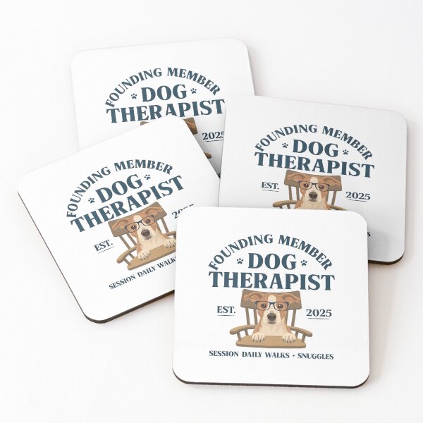 Item preview, Dog Therapist Founding Member – Funny dog therapy design for dog lovers designed and sold by Globuwear.