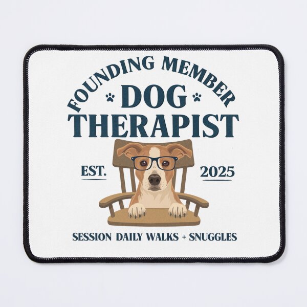 Item preview, Dog Therapist Founding Member – Funny dog therapy design for dog lovers designed and sold by Globuwear.