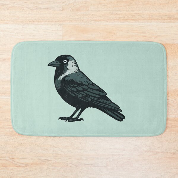 Item preview, Western jackdaw illustration designed and sold by Bwiselizzy.
