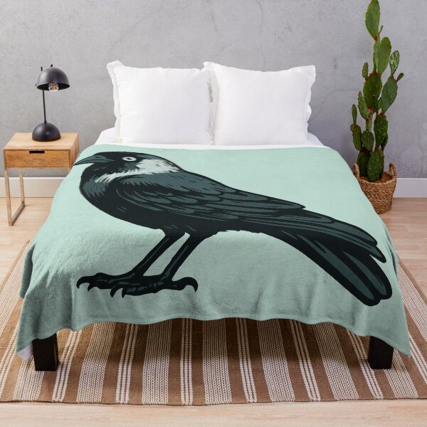 Item preview, Western jackdaw illustration designed and sold by Bwiselizzy.