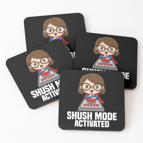 Item preview, SHUSH MODE ACTIVATED - LIBRARIAN GIFT designed and sold by KEF Custom.