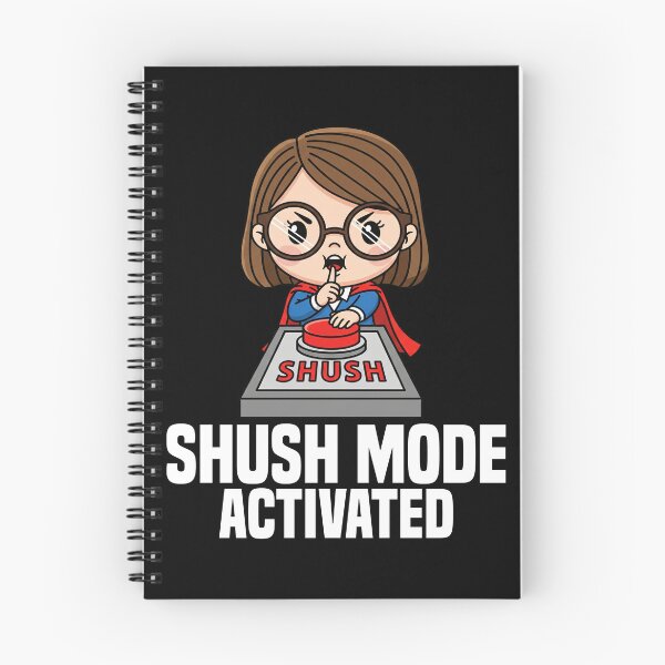 Item preview, SHUSH MODE ACTIVATED - LIBRARIAN GIFT designed and sold by KEF Custom.