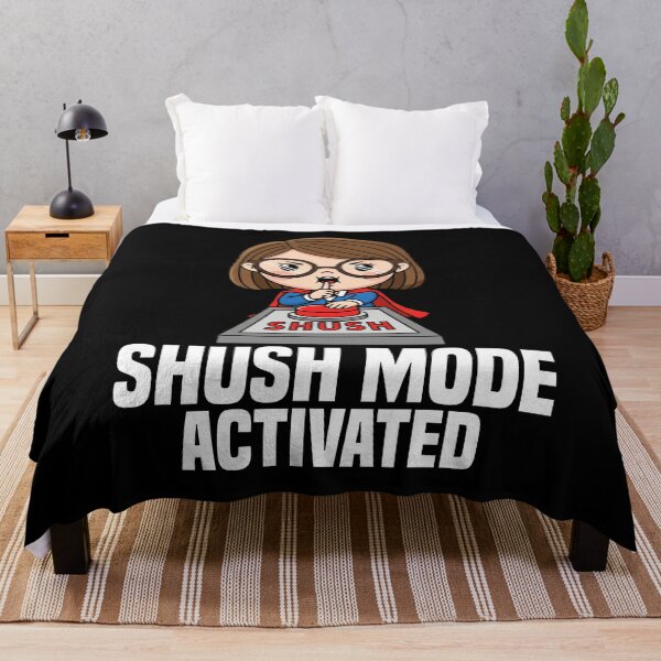 Item preview, SHUSH MODE ACTIVATED - LIBRARIAN GIFT designed and sold by KEF Custom.