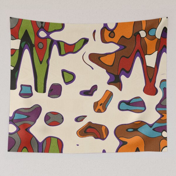 Item preview, Colorful play of flowing shapes designed and sold by Sigtrix.