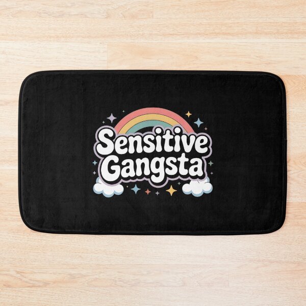 Item preview, Sensitive Gangsta - Funny Quote designed and sold by GRABAPSHOP.