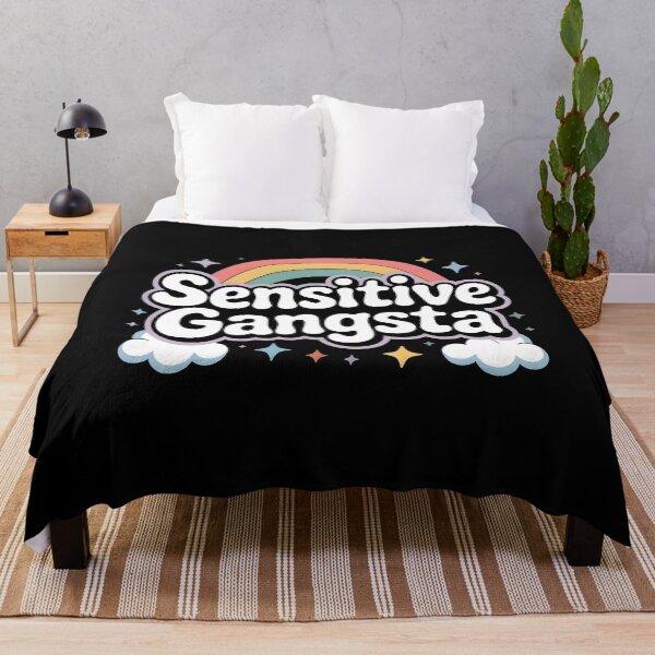 Item preview, Sensitive Gangsta - Funny Quote designed and sold by GRABAPSHOP.