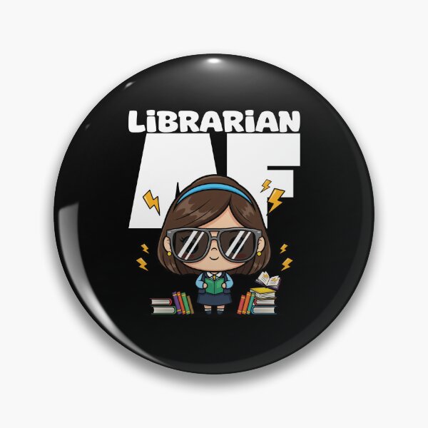 Item preview, LIBRARIAN AF - LIBRARIAN GIFT designed and sold by KEF Custom.