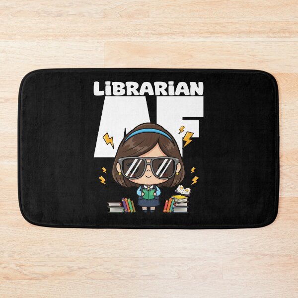 Item preview, LIBRARIAN AF - LIBRARIAN GIFT designed and sold by KEF Custom.