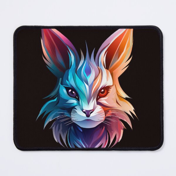 Item preview, Vivid Rabbit Spirit – Quick-Witted & Swift Mascot designed and sold by YuriiHL.