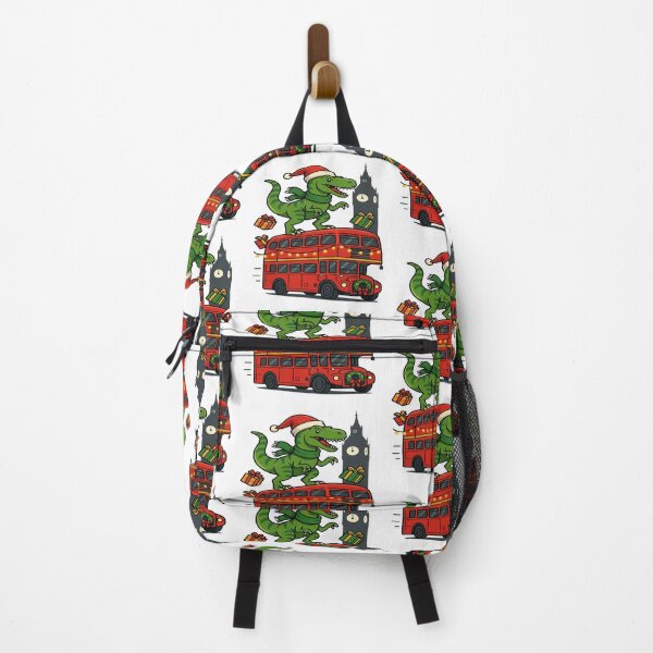 Item preview, London Rexmas: Funny Christmas Dinosaur with Christmas Lights — Merry Christmas for Dinosaur Lovers designed and sold by Globalcitytees.