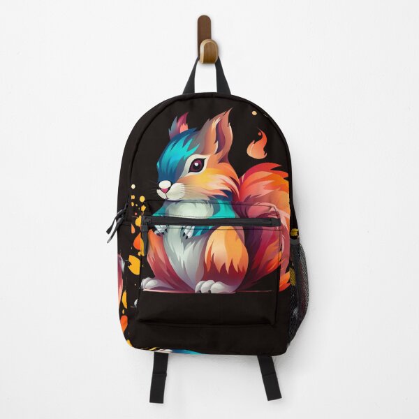 Item preview, Fiery Squirrel Spirit – Energetic & Agile Mascot designed and sold by YuriiHL.