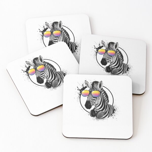 Item preview, Modern Trendy Funny Cool Zebra with Sunglasses designed and sold by SOUFIANE1991.