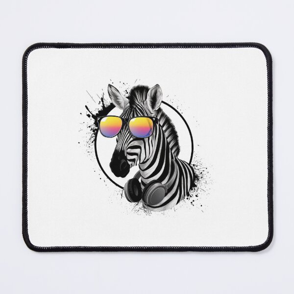 Item preview, Modern Trendy Funny Cool Zebra with Sunglasses designed and sold by SOUFIANE1991.