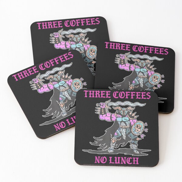 Item preview, Three Coffees No Lunch designed and sold by ThamirArtistry.
