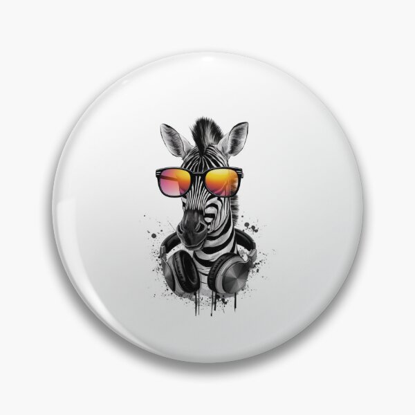Item preview, Modern Trendy Funny Cool Zebra with Sunglasses designed and sold by SOUFIANE1991.
