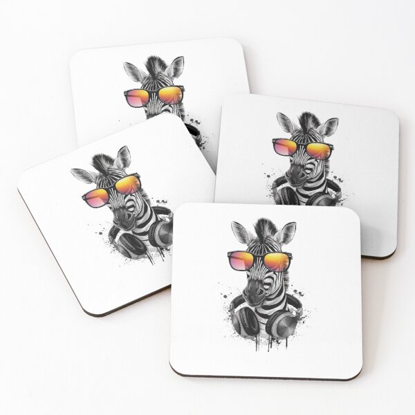 Item preview, Modern Trendy Funny Cool Zebra with Sunglasses designed and sold by SOUFIANE1991.