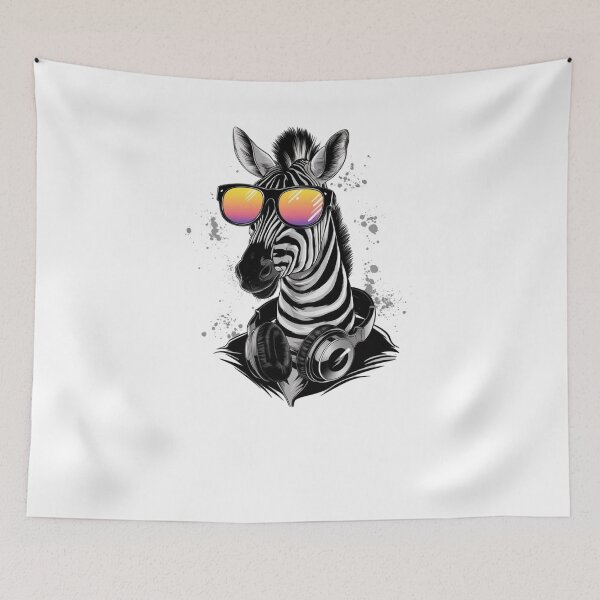 Item preview, Modern Trendy Funny Cool Zebra with Sunglasses designed and sold by SOUFIANE1991.