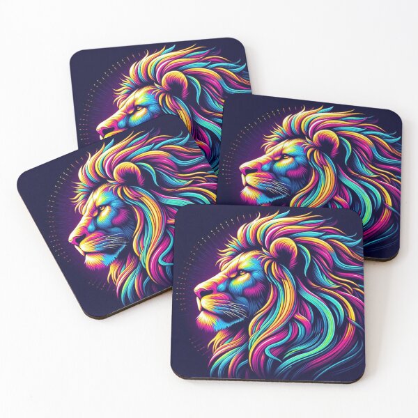 Item preview, Colorful lion  designed and sold by Dogandesighn.