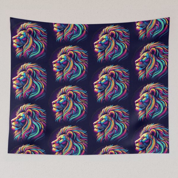 Item preview, Colorful lion  designed and sold by Dogandesighn.