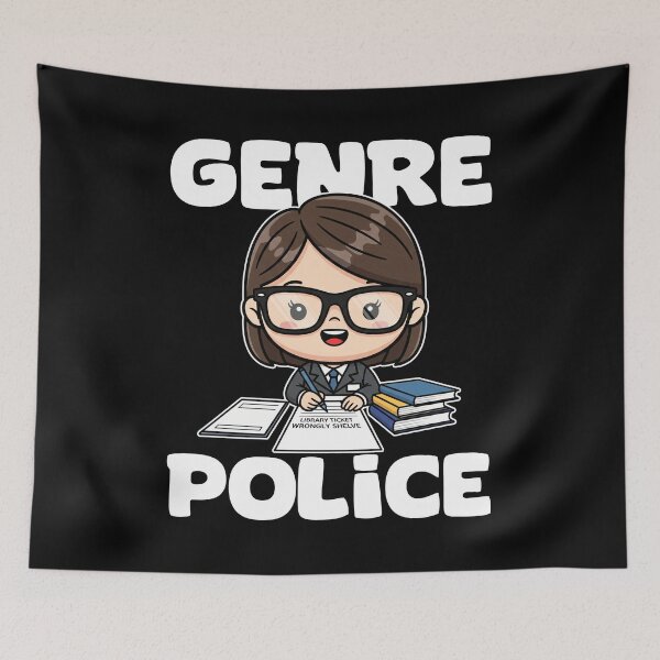 Item preview, GENRE POLICE - LIBRARIAN GIFT designed and sold by KEF Custom.