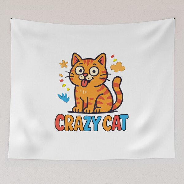 Item preview, Crazy Cat designed and sold by Mye Light Designs.