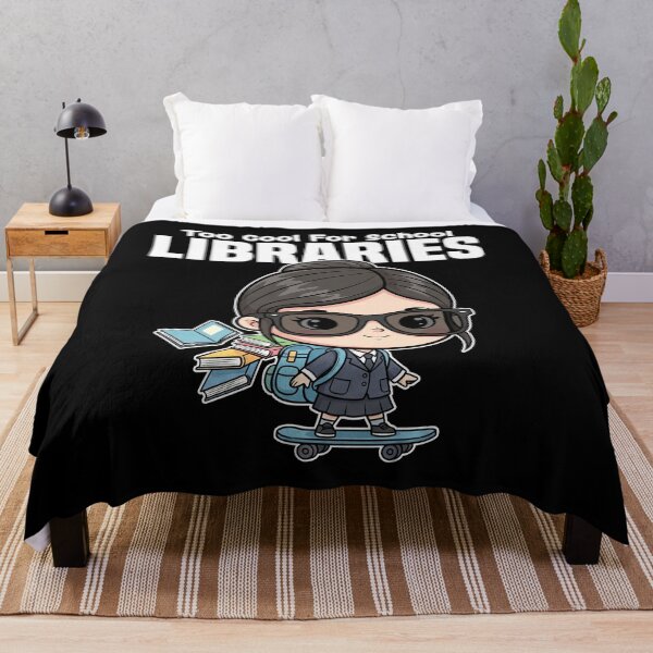 Item preview, TOO COOL FOR SCHOOL LIBRARIES - LIBRARIAN GIFT designed and sold by KEF Custom.