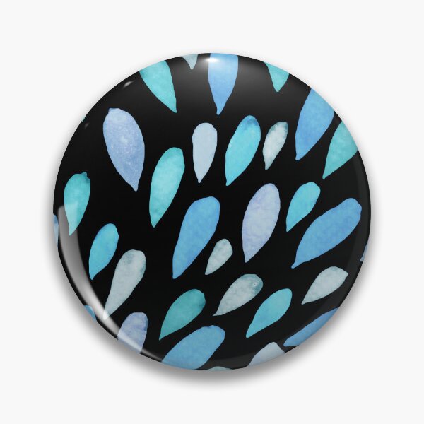 Item preview, Watercolor Happy Droplets Blue And Fresh I  designed and sold by Irina Sztukowski.