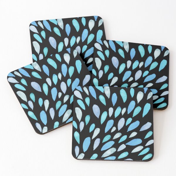 Item preview, Watercolor Happy Droplets Blue And Fresh I  designed and sold by Irina Sztukowski.
