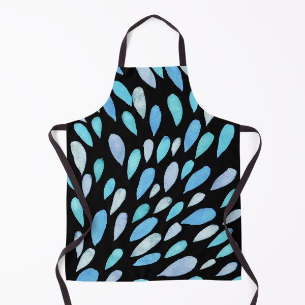 Item preview, Watercolor Happy Droplets Blue And Fresh I designed and sold by Irina Sztukowski.