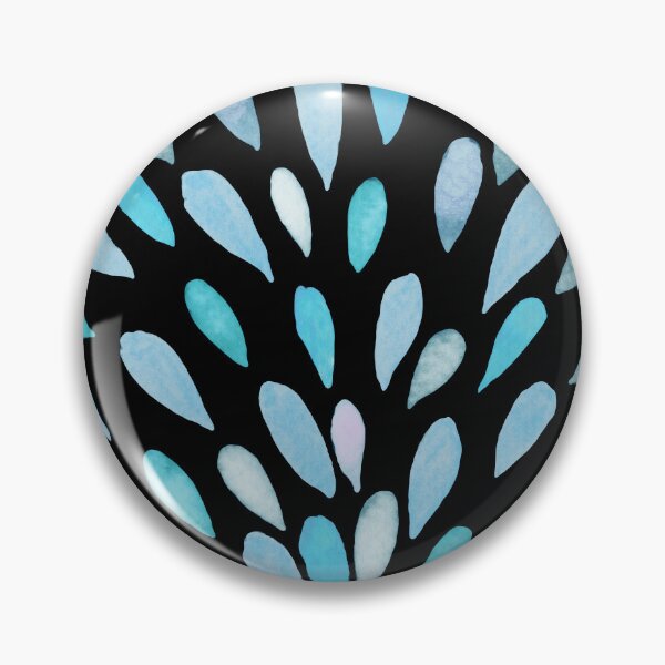 Item preview, Watercolor Happy Droplets Blue And Fresh II designed and sold by Irina Sztukowski.
