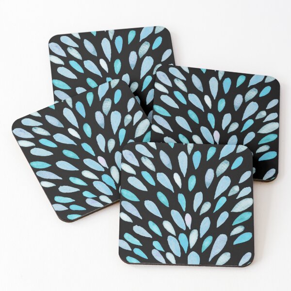 Item preview, Watercolor Happy Droplets Blue And Fresh II designed and sold by Irina Sztukowski.