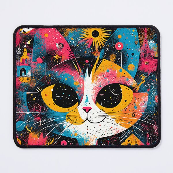 Item preview, Cat Artistic Painting E1D0005 designed and sold by Ekeinekeke.