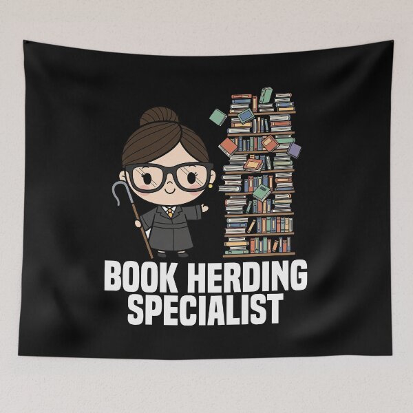 Item preview, BOOK HERDING SPECIALIST - LIBRARIAN GIFT designed and sold by KEF Custom.