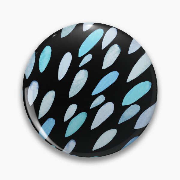 Item preview, Watercolor Happy Droplets Blue And Fresh III designed and sold by Irina Sztukowski.