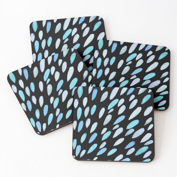 Item preview, Watercolor Happy Droplets Blue And Fresh III designed and sold by Irina Sztukowski.