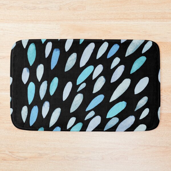 Item preview, Watercolor Happy Droplets Blue And Fresh III designed and sold by Irina Sztukowski.