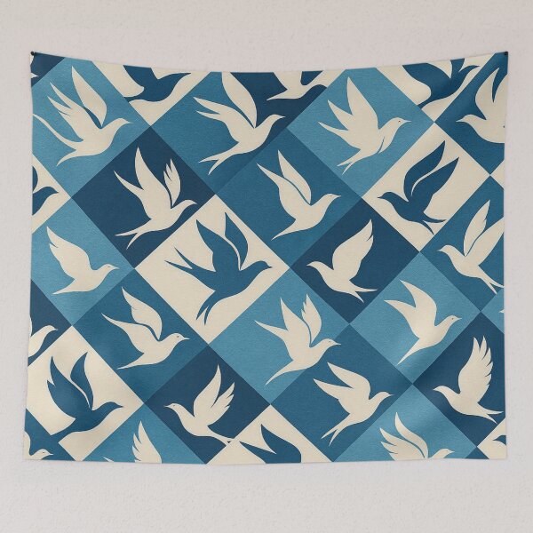 Item preview, Elegance in blue and white designed and sold by Sigtrix.